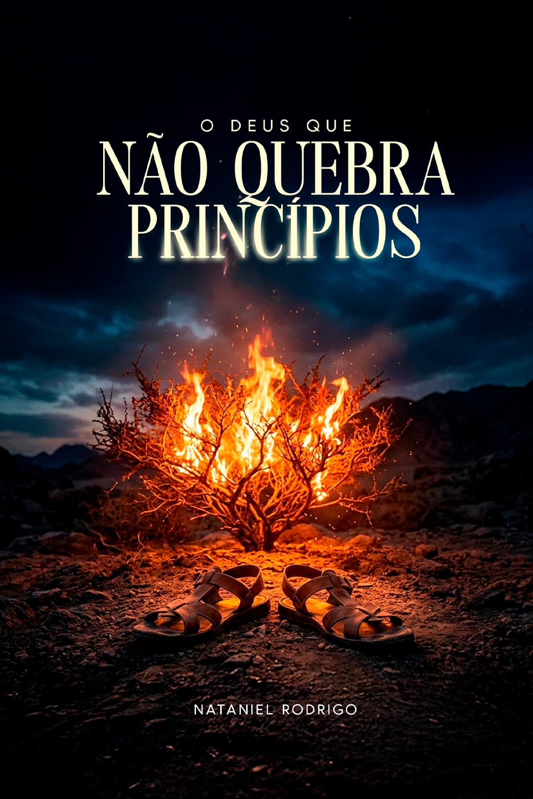 Capa do livro O Deus que Não Quebra Princípios